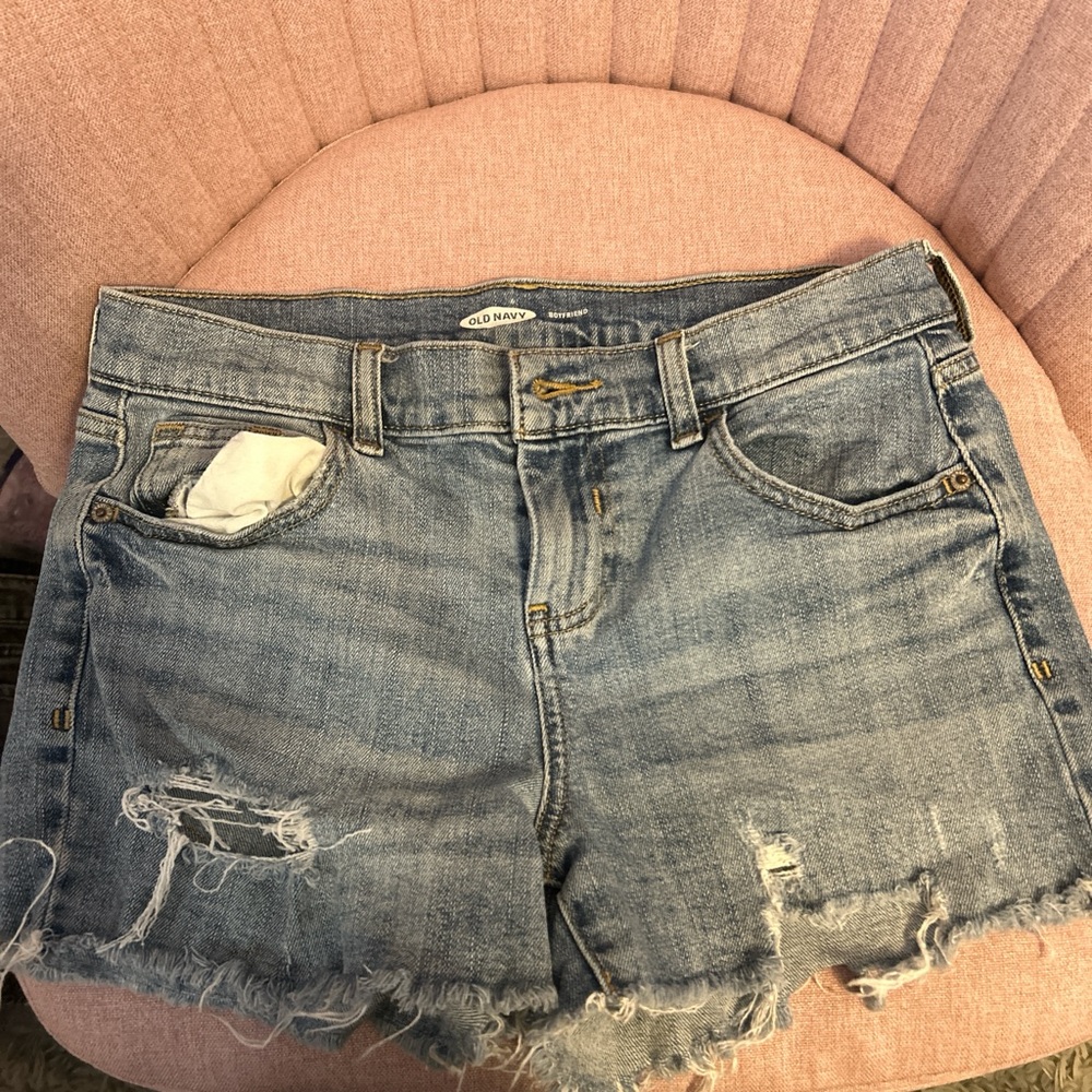 denim shorts